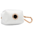 Dog Waste Bag Holder White Pup of Honor With Clasp
