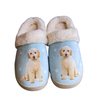 Golden Doodle Dog Pet Lovers Snuggs Comfy Slippers