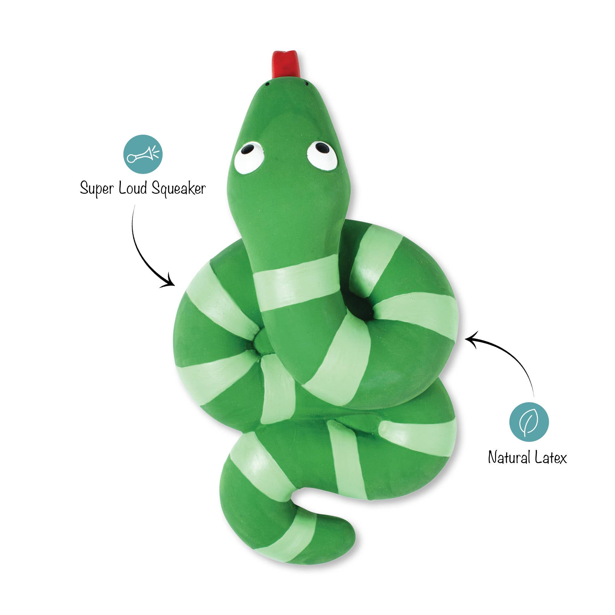 Dog Toy Snake Knotty By Nature Latex Toy
