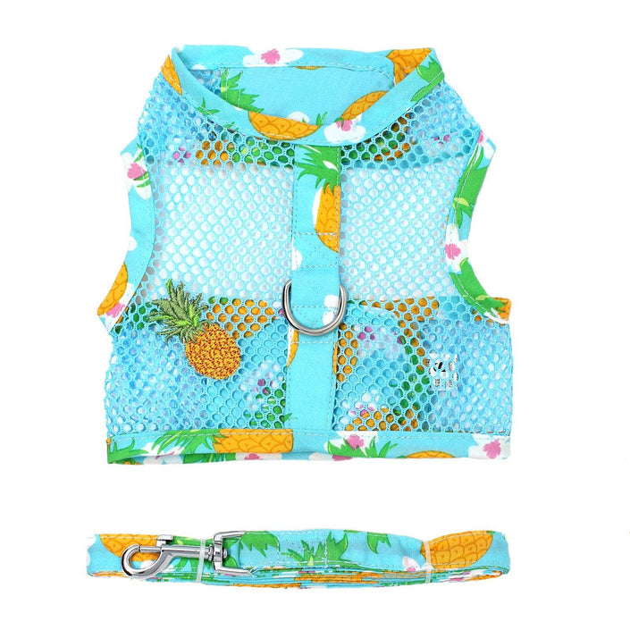 Cool Mesh Dog Harness - Pineapple Luau