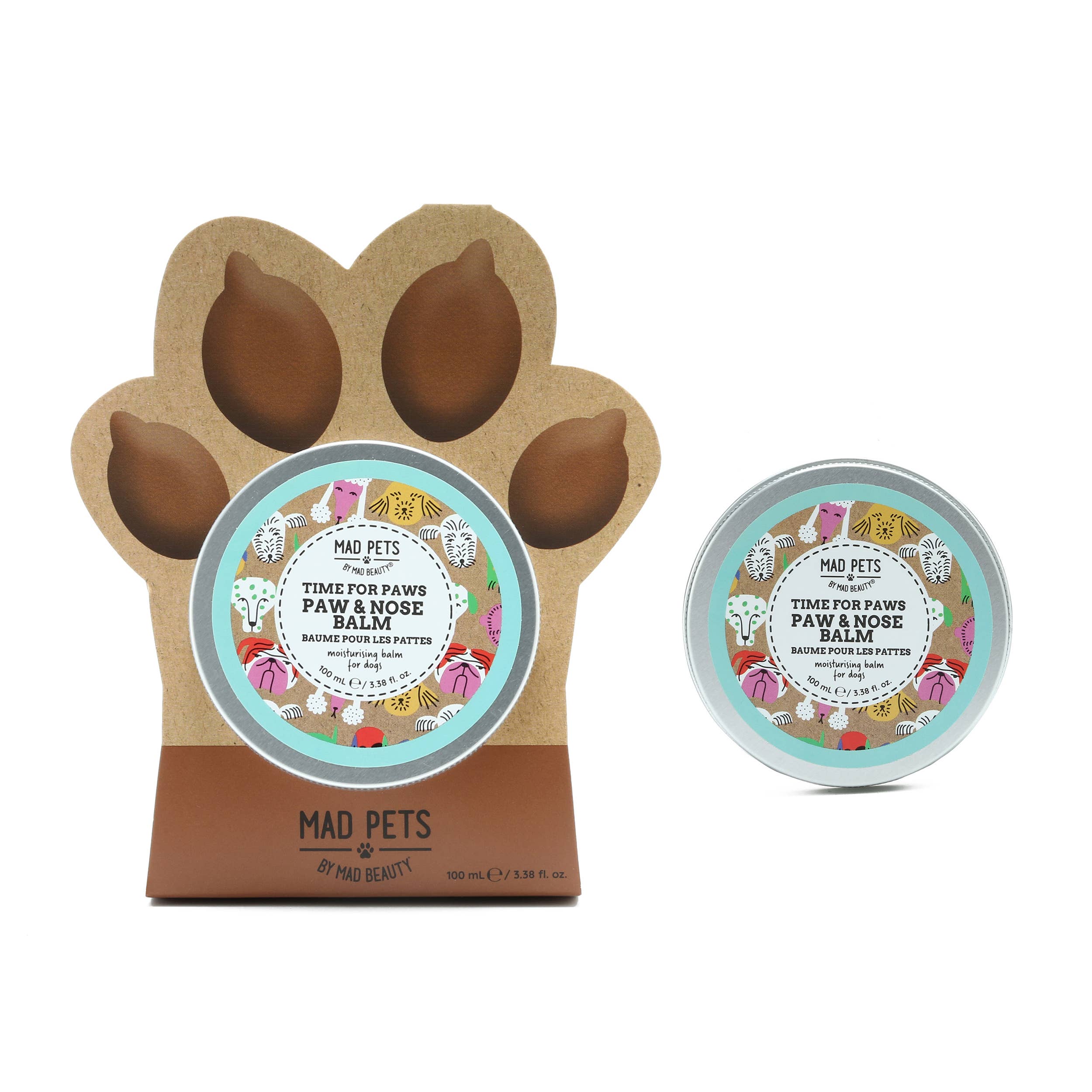 Dog and Cat Paw Balm Calming Mad Pets Balm Paw Care