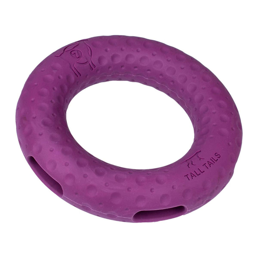 Dog Toy Large Purple Ring GOAT Sport Ring Natural Rubber Toy