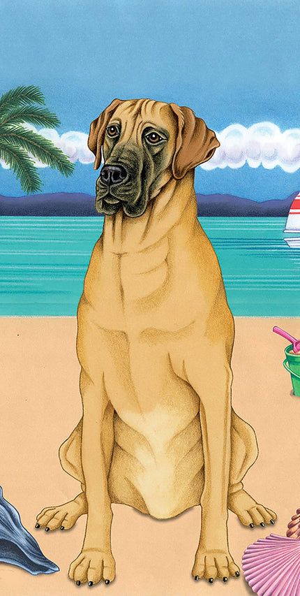 Great Dane Bath Beach Towel