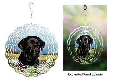 Labrador Retriever (Black, English) - Wind Spinner