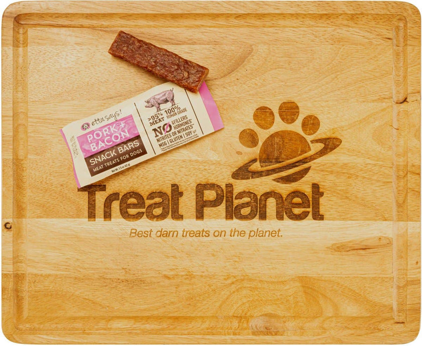 Etta Says! Meat Snack Bar Pork + Bacon Dog Chew 1.5oz- Each