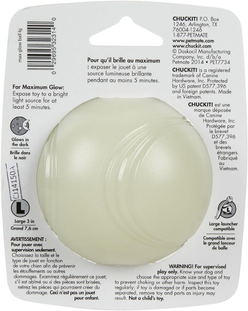 Chuck It Max Glow Ball, Medium