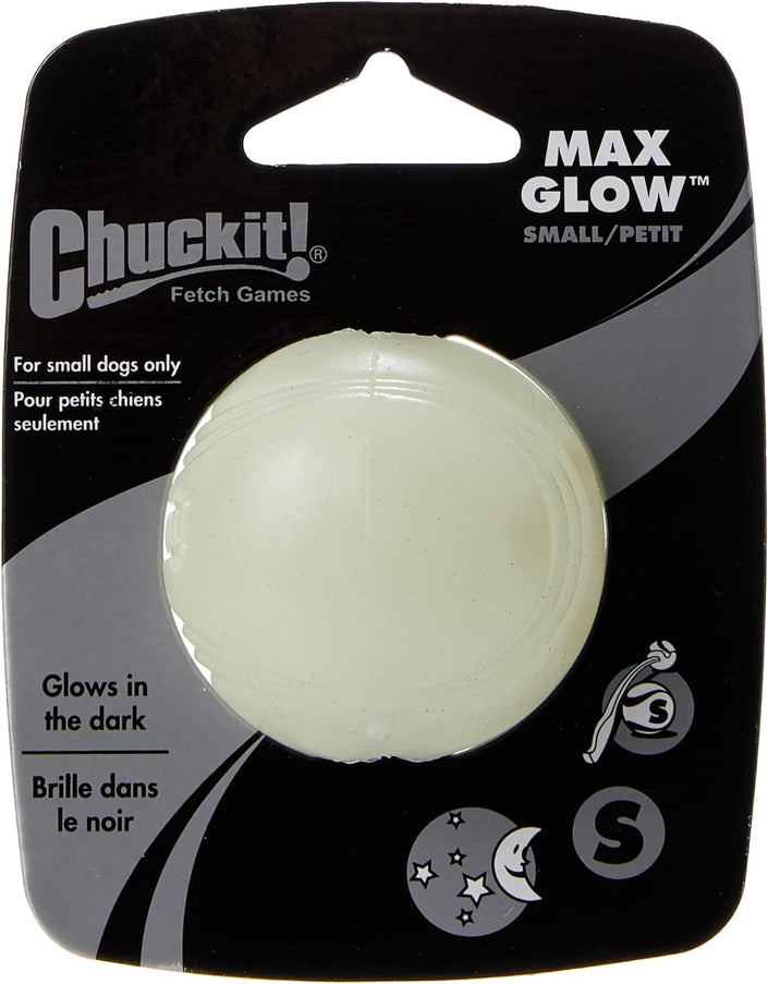 Dog Toy Chuck It Max Glow Ball, Small