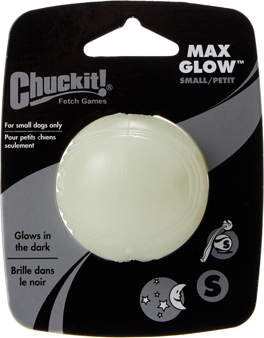 Dog Toy Chuck It Max Glow Ball, Small