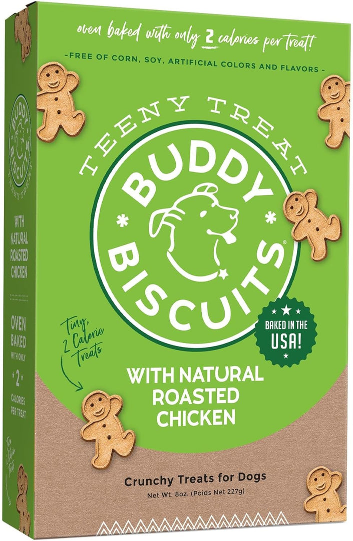 Buddy Biscuits Healthy Whole Grain Oven Baked Treats 8 oz or 16 oz.