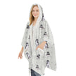 Siberian Husky Snugg Wraps with Hoodie – Ultra Soft Sherpa Fleece Wrap for Pet Lovers