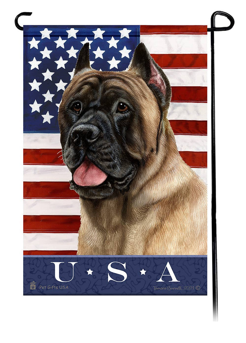 Cane Corso Fawn True Blue Garden Flag