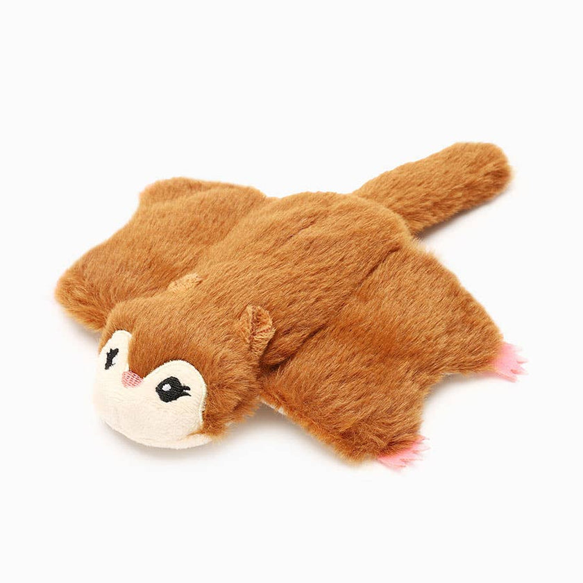 Dog Toy Flying Squirrel Mini Flattie Animals Plush Toy