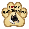 Show off your love for your favorite furry friend with our Rat Terrier Paw Magnet! Perfect for your car trunk or any magnetic surface, this adorable paw-shaped magnet features a vibrant image of your favorite dog or cat breed. Made from durable, weather-resistant materials, it’s designed to withstand the elements while adding a touch of personality to your vehicle or home. 