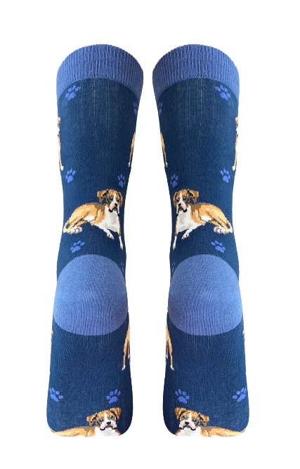 Boxer Socks - Fun Novelty Dog Socks - Unisex