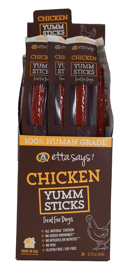 Etta Says! Chicken Yumm Sticks Dog Chew- Each