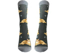 Orange Tabby Cat Socks Unisex