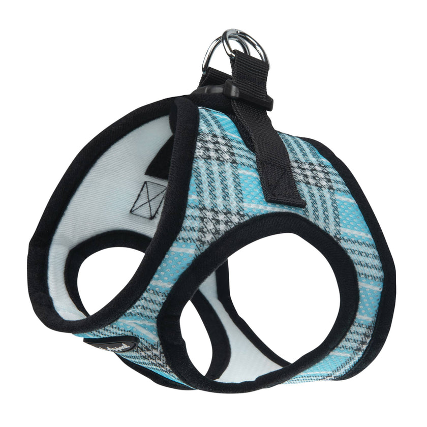 Plaid Mesh Step in Harness
