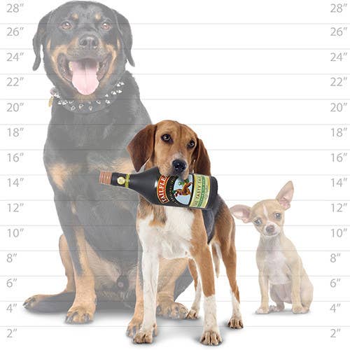 Silly Squeaker Liquor Bottle TailFleas, Squeaky Dog Toy