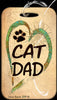 Travel in Style with Our Cat Dad Luggage Tag