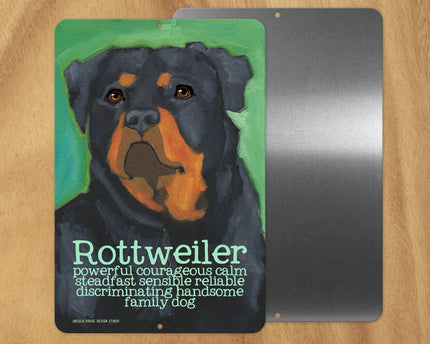 Rottweiler -UD Metal Sign