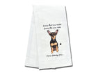 Chihuahua Black Kitchen Towel