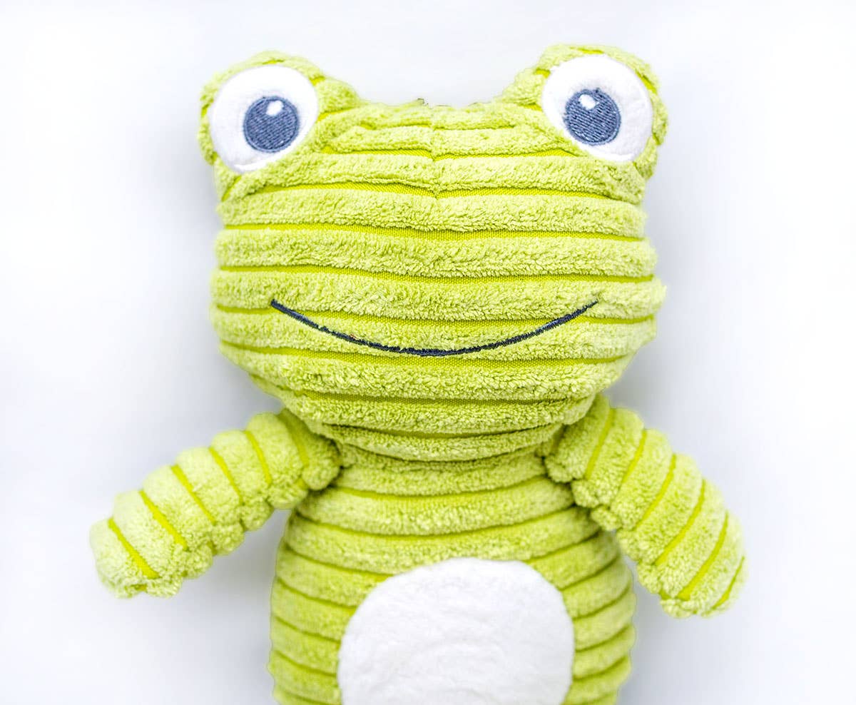 Dog Toy Frog ThoozyPet Tuff & Cuddly Frog Plush Dog Plush Toy 12.5