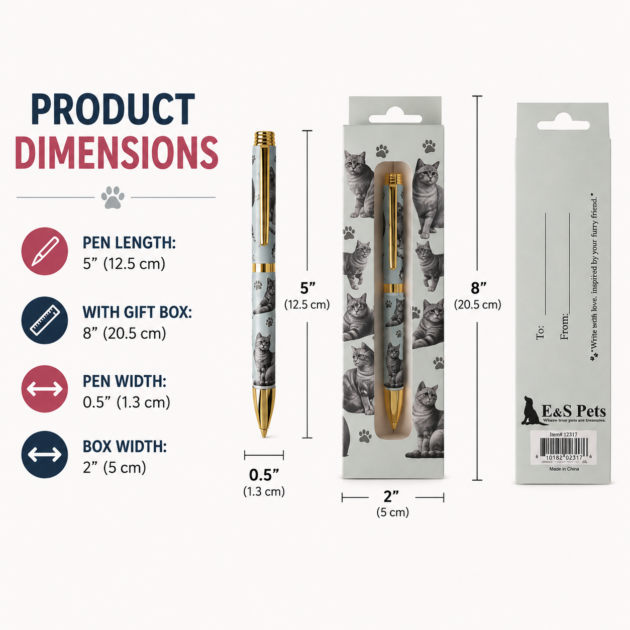 King Charles Cavalier Pet Lover Ballpoint Pen