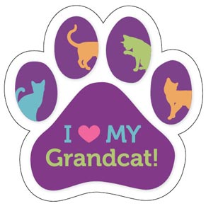 Show off your love for your favorite furry friend with our I Love My Grandcat Paw Magnet! Perfect for your car trunk or any magnetic surface, this adorable paw-shaped magnet features a vibrant image of your favorite dog or cat breed saying. Made from durable, weather-resistant materials, it’s designed to withstand the elements while adding a touch of personality to your vehicle or home.