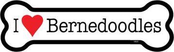 I (heart) My Bernedoodles Bone Shaped Magnet