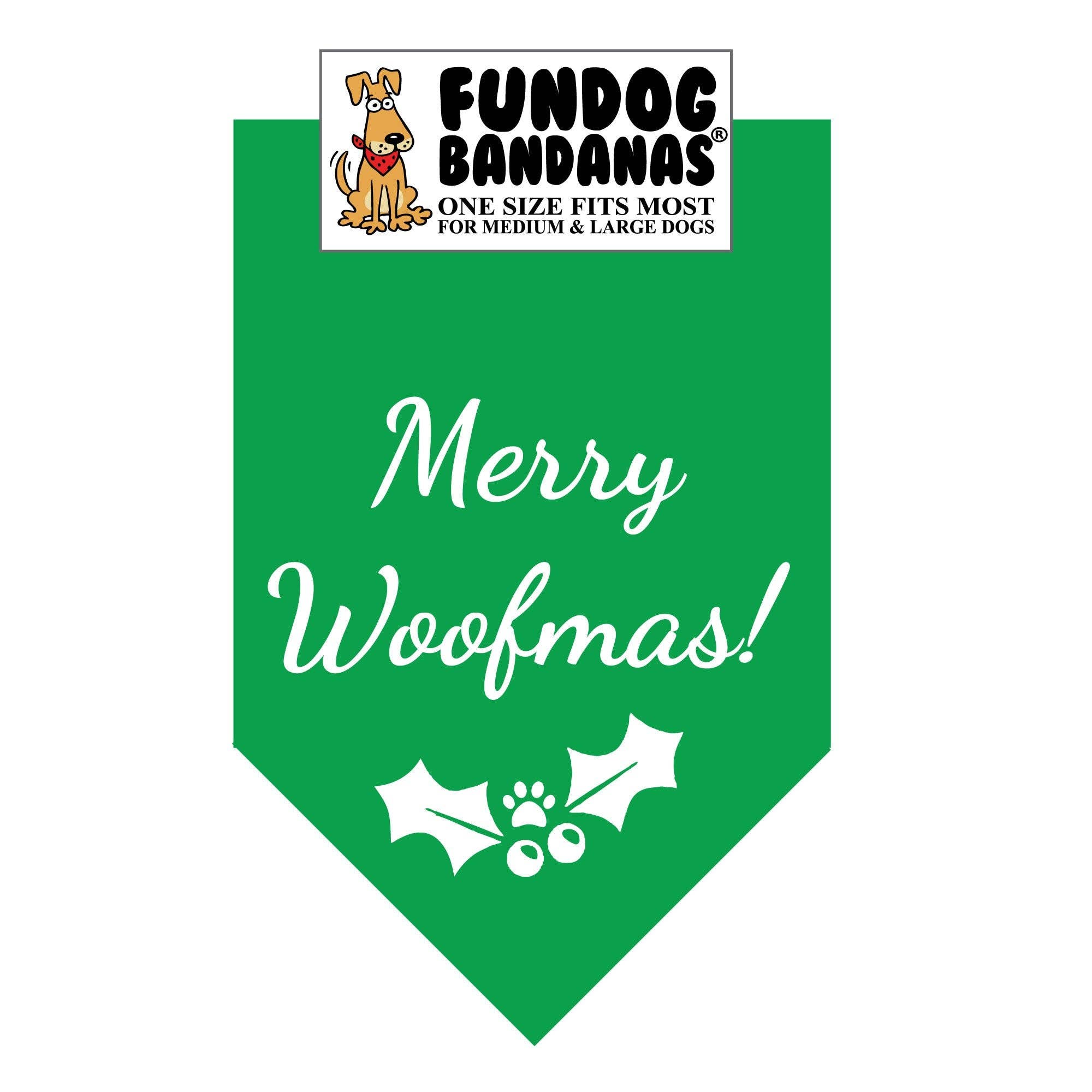 Merry Woofmas Dog Bandanas