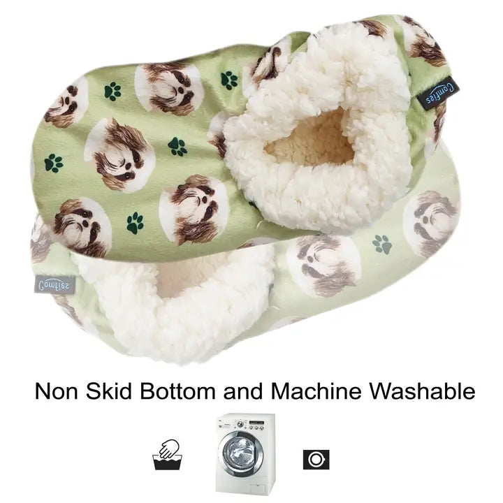 Shih Tzu Tan Slippers
