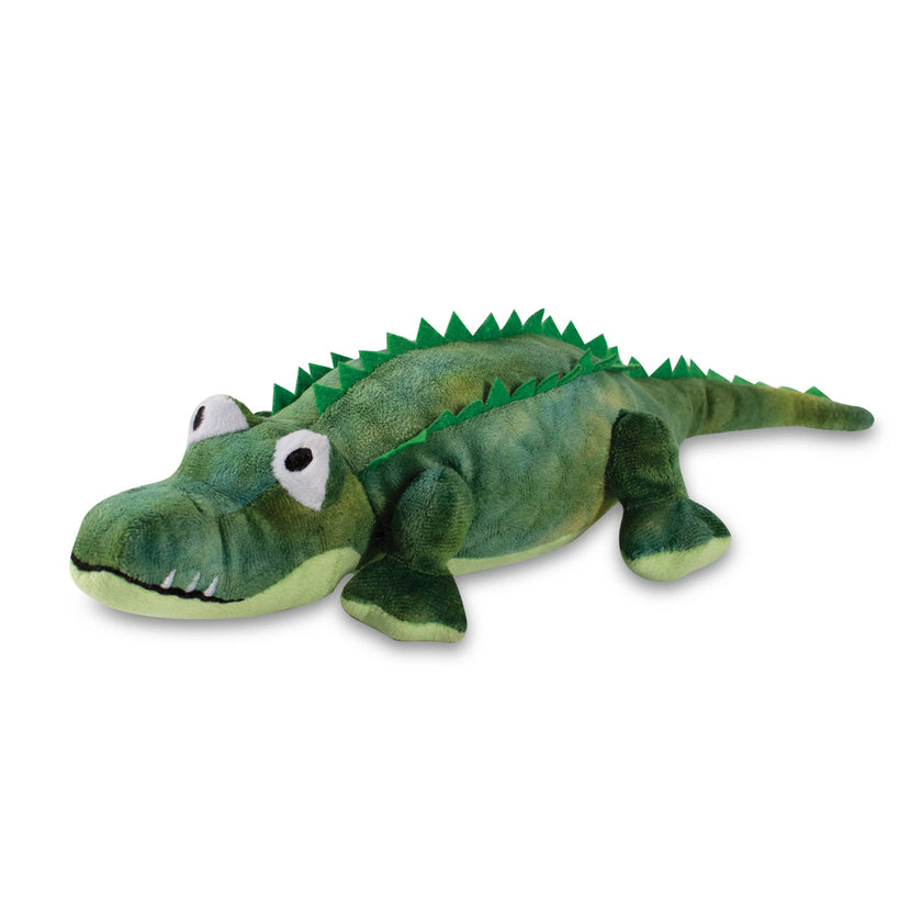 Dog Toy Green Gator Chomp Chomp Plush Toy