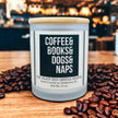 Coffee, Books, Dogs, and Naps Candle