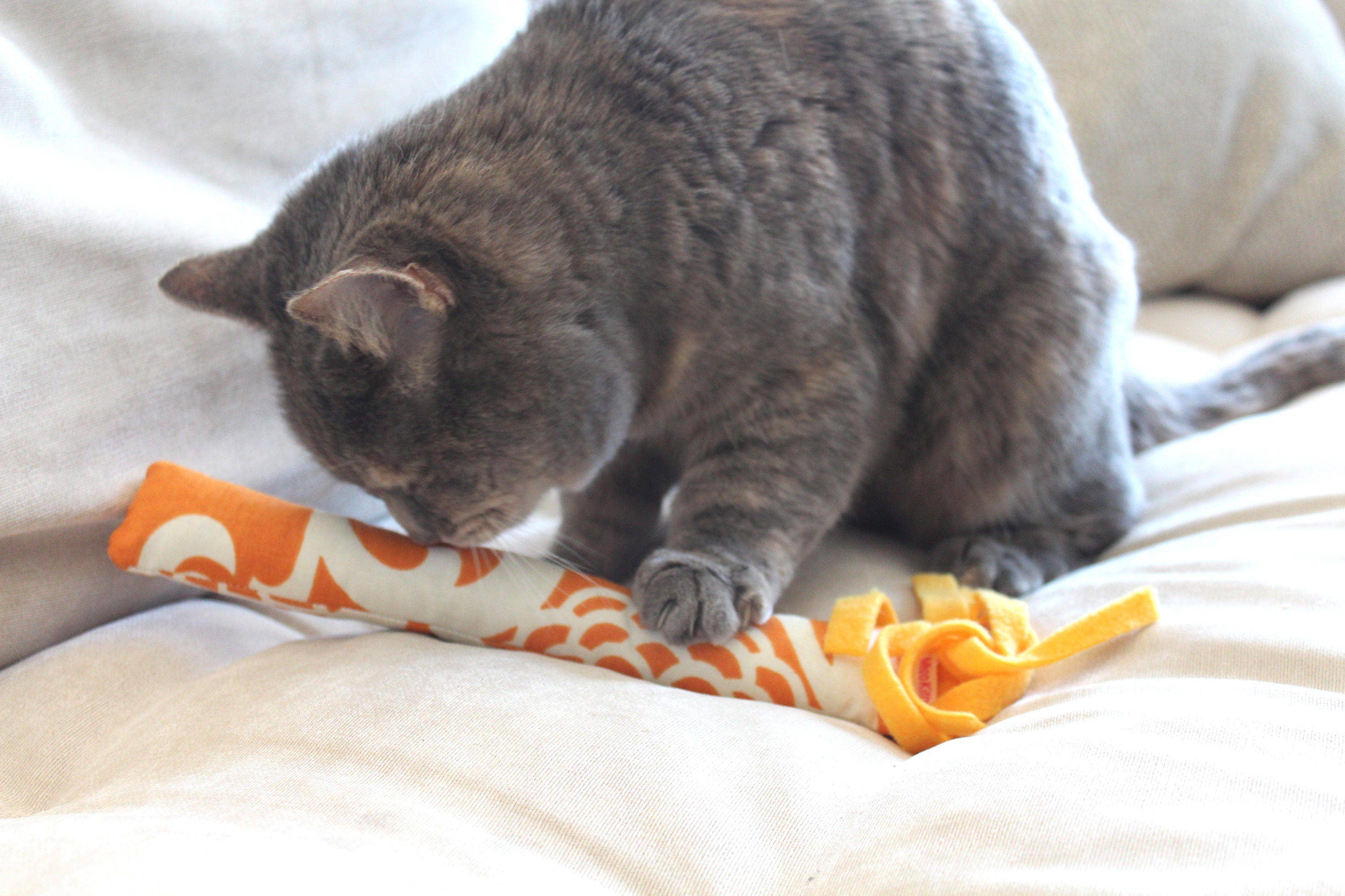 Cat Toy Catnip Kickers Stuffed Fleece Toy