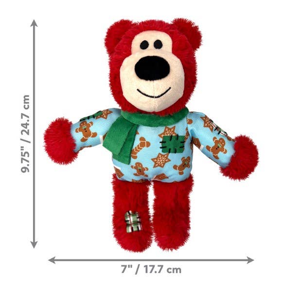 KONG Holiday Wild Knots Bear Assorted Md/Lg