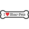 Shar-Pei - Bone Shaped Magnet