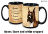 Boxer Fawn Cropped Coffee Mug Cup