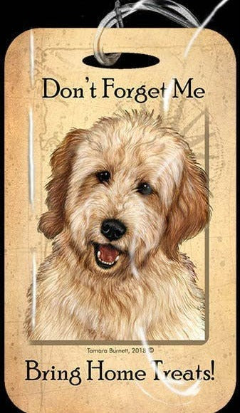 Travel in Style with Our Goldendoodle Luggage Tag