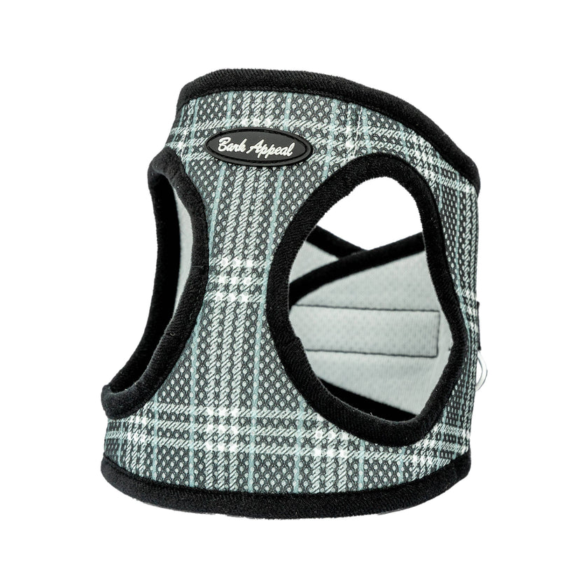 Plaid Mesh Step in Harness