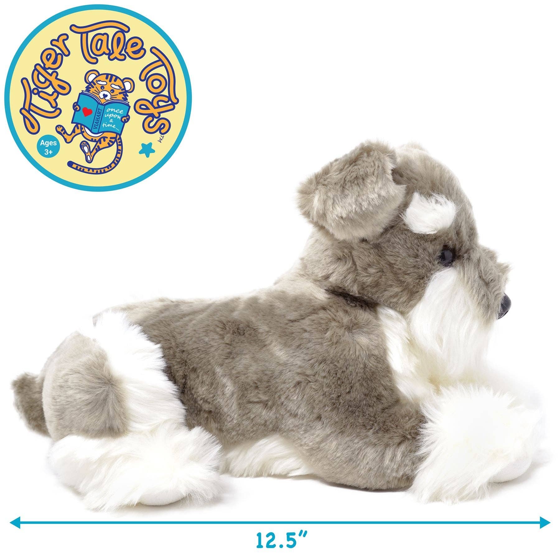 Siegfried The Schnauzer | 13 Inch Stuffed Animal Plush