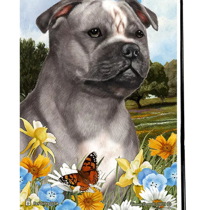 Staffordshire Terrier, Blue Garden Flag