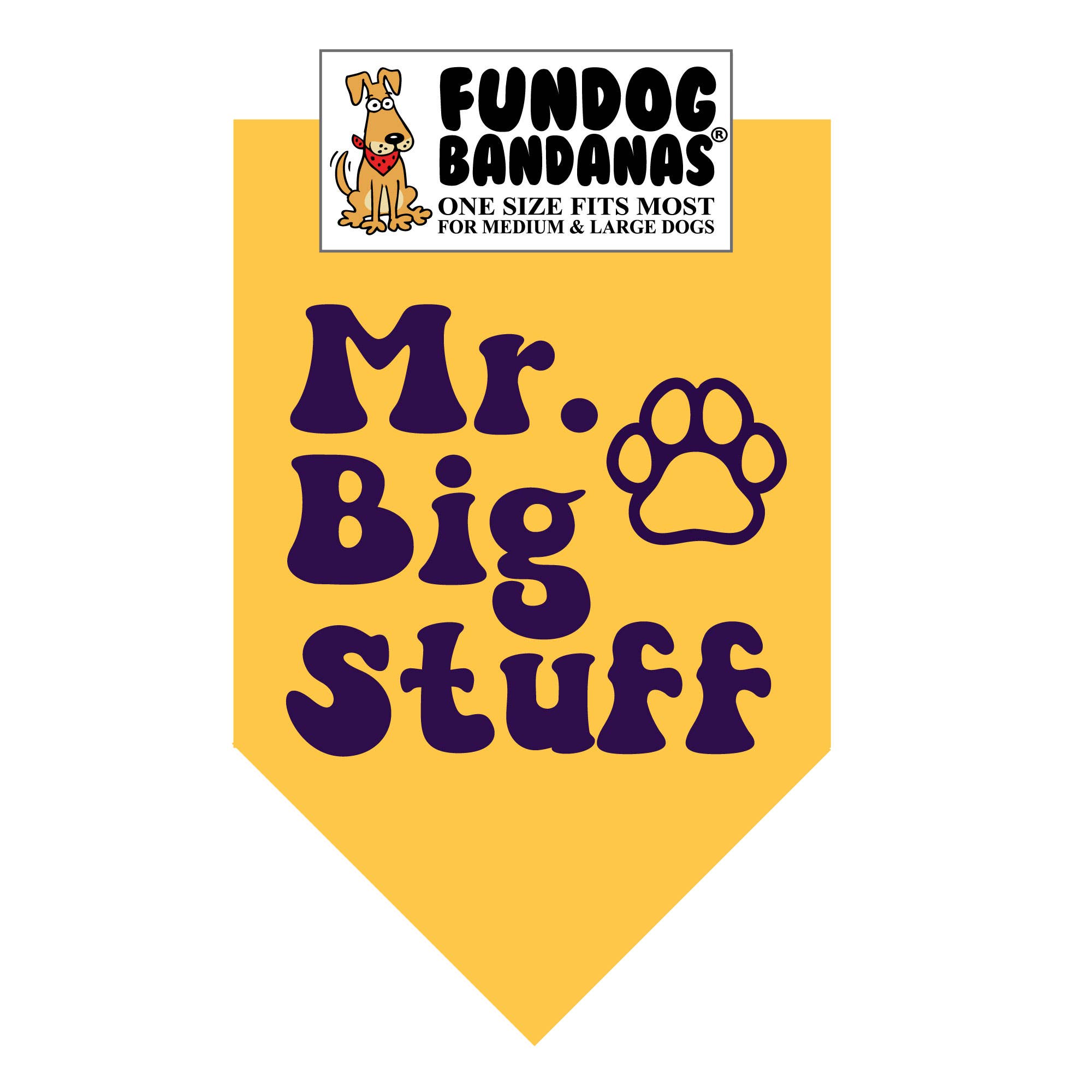 Mr Big Stuff Dog Bandana