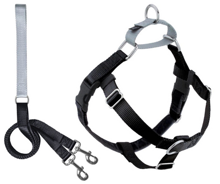 Freedom No-Pull Dog Harness and Leash - Black