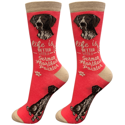 German Shorthaired Pointer Dog Socks Unisex