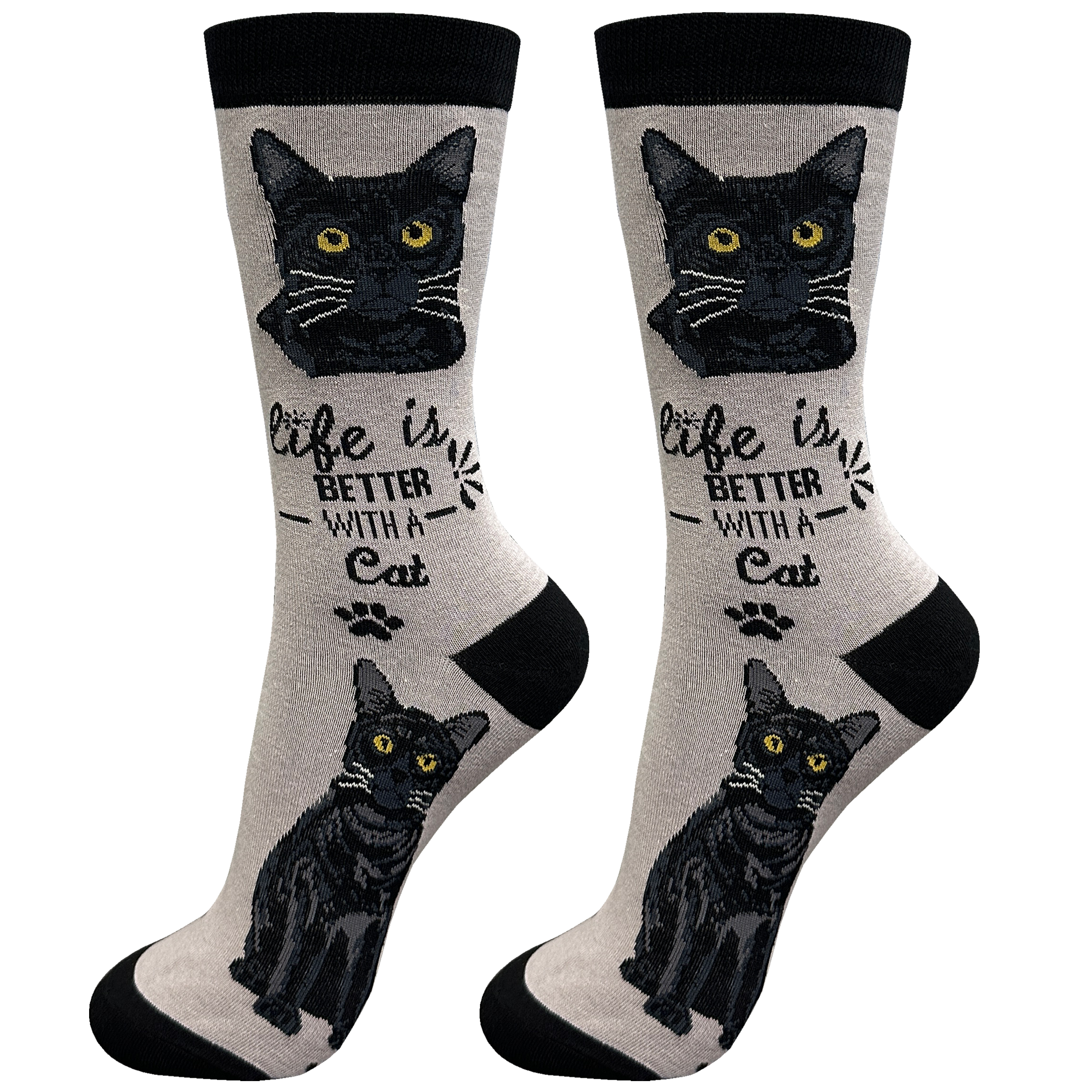 Cat Black Cat Socks Unisex