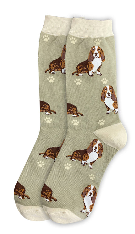 Basset Hound - Unisex - Fun Novelty Socks - Dog Socks