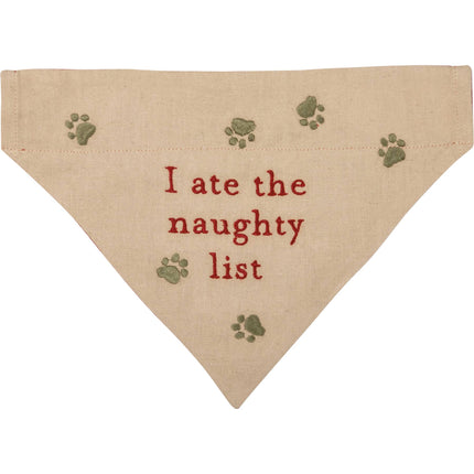 Wiggle/Naughty List Large Collar Bandana