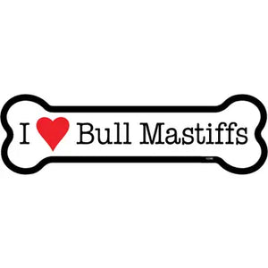 Bull Mastiff - Bone Shaped Magnet