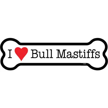 Bull Mastiff - Bone Shaped Magnet