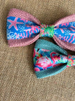Lilly Pulitzer Inspired Velcro Collar Bow Tie for Cat and Dogs